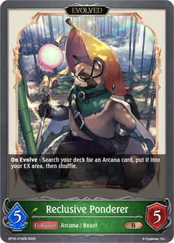 Reclusive Ponderer (Evolved) - BP10-014EN