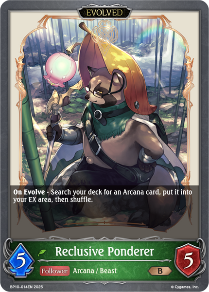 Reclusive Ponderer (Evolved) - BP10-014EN