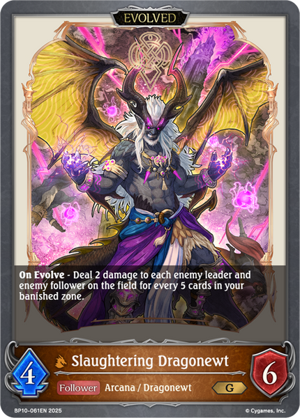Slaughtering Dragonewt (Evolved) - BP10-061EN