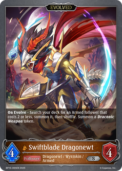 Swiftblade Dragonewt (Evolved) - BP10-065EN