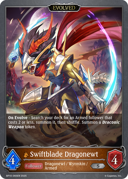 Swiftblade Dragonewt (Evolved) - BP10-065EN