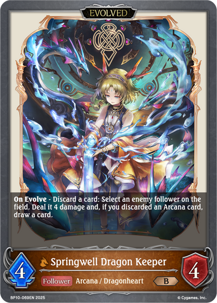 Springwell Dragon Keeper (Evolved) - BP10-069EN