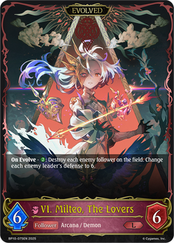 VI. Milteo, The Lovers (Evolved) - BP10-075EN