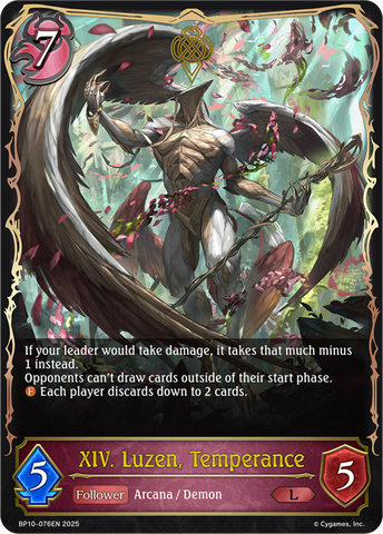 XIV. Luzen, Temperance - BP10-076EN