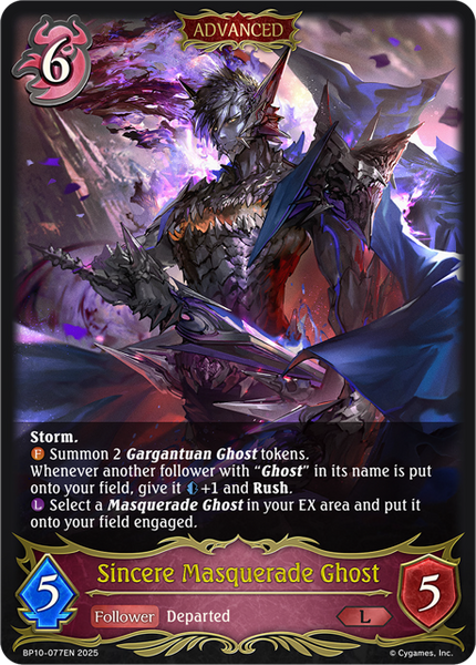 Sincere Masquerade Ghost - BP10-077EN