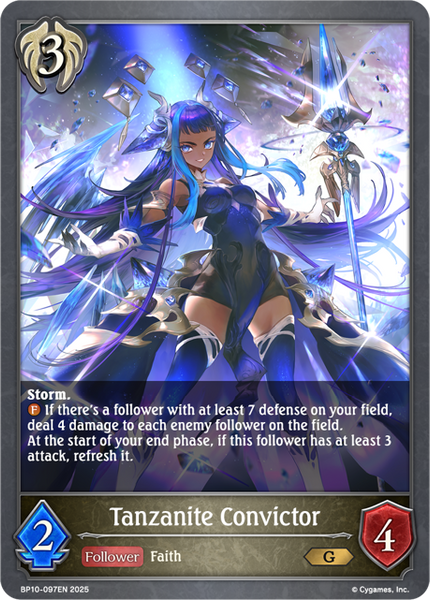 Tanzanite Convictor - BP10-097EN