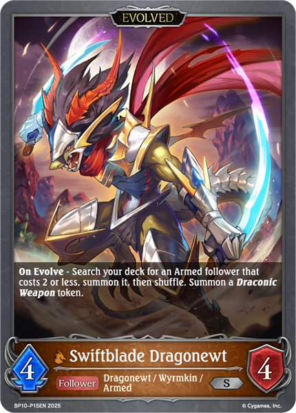 Swiftblade Dragonewt (Evolved) (P) - BP10-P15EN
