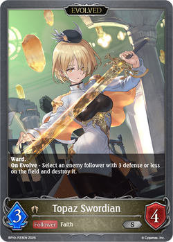 Topaz Swordian (Evolved) (P) - BP10-P23EN