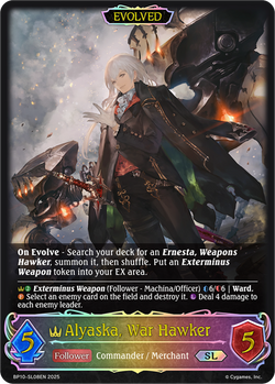 Alyaska, War Hawker (Evolved) (SL) - BP10-SL08EN