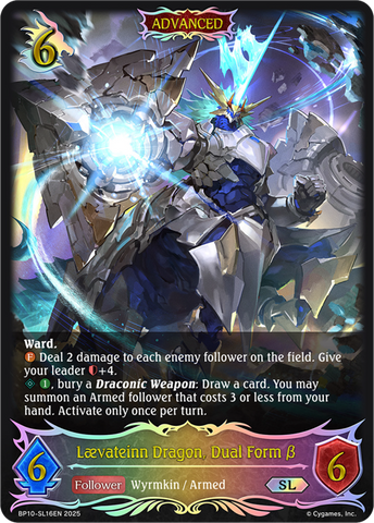 Lævateinn Dragon, Dual Form β (SL) - BP10-SL16EN