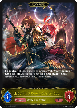 Bunny & Baron, Specter Duo (Evolved) - BP11-020EN