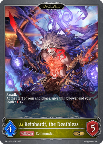 Reinhardt, the Deathless (Evolved) - BP11-022EN