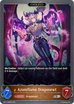 Azureflame Dragonewt (Evolved) - BP11-060EN