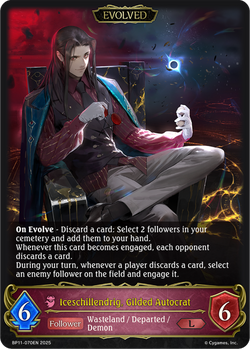 Iceschillendrig, Gilded Autocrat (Evolved) - BP11-070EN