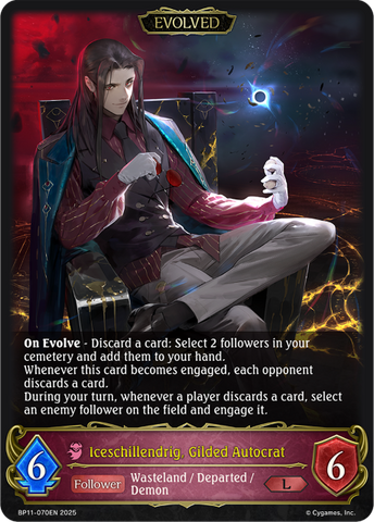 Iceschillendrig, Gilded Autocrat (Evolved) - BP11-070EN