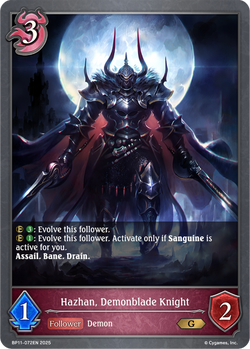 Hazhan, Demonblade Knight - BP11-072EN