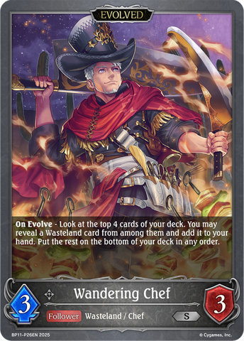 Wandering Chef (Evolved) (P) - BP11-P26EN