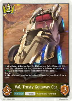 Val, Trusty Getaway Car (P) - BP11-P29EN