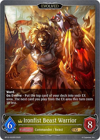 Ironfist Beast Warrior (Evolved) - BP12-022EN