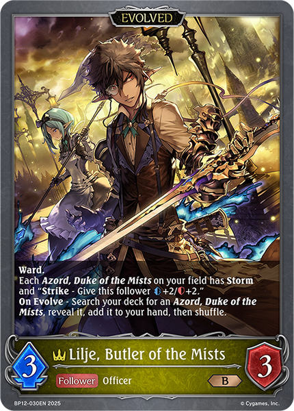 Lilje, Butler of the Mists (Evolved) - BP12-030EN