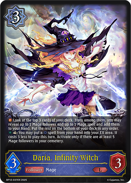 Daria, Infinity Witch - BP12-037EN