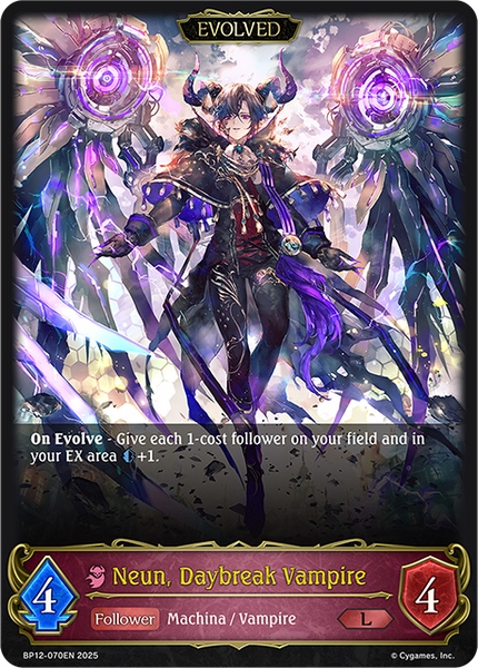 Neun, Daybreak Vampire (Evolved) - BP12-070EN