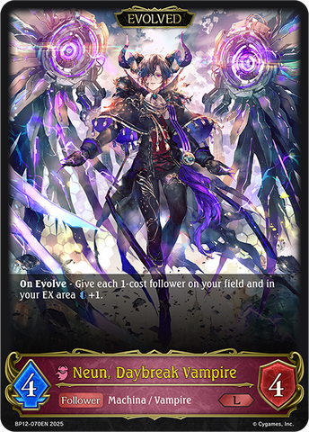 Neun, Daybreak Vampire (Evolved) - BP12-070EN