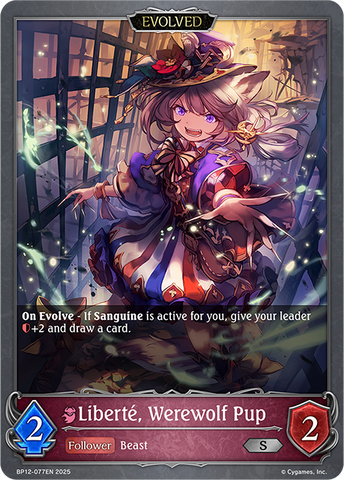 Liberté, Werewolf Pup (Evolved) - BP12-077EN
