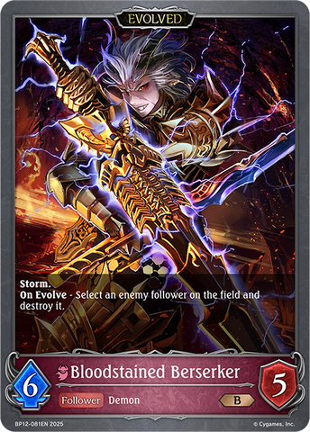 Bloodstained Berserker (Evolved) - BP12-081EN