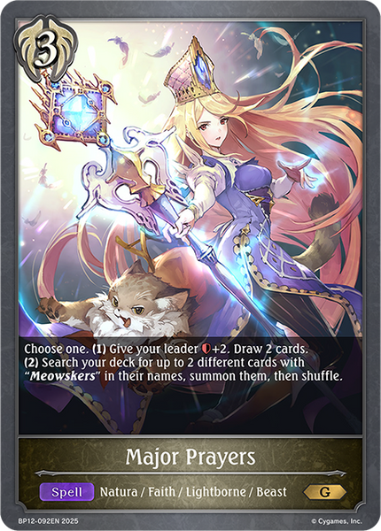 Major Prayers - BP12-092EN