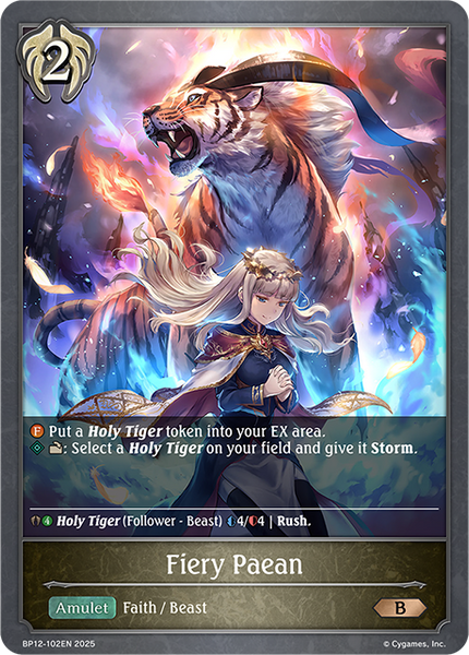 Fiery Paean - BP12-102EN