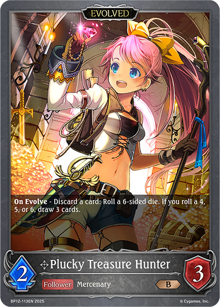 Plucky Treasure Hunter (Evolved) - BP12-113EN