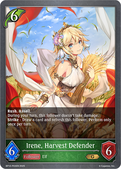 Irene, Harvest Defender (P) - BP12-P03EN