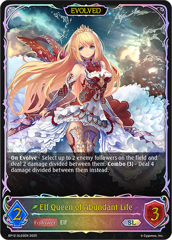 Elf Queen of Abundant Life (Evolved) (SL) - BP12-SL03EN