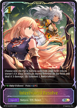 Intertwined Resolve (SL) - BP12-SL04EN