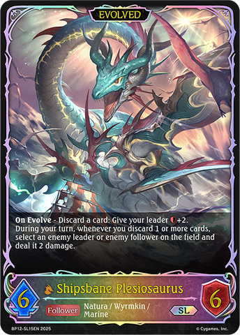Shipsbane Plesiosaurus (Evolved) (SL) - BP12-SL15EN