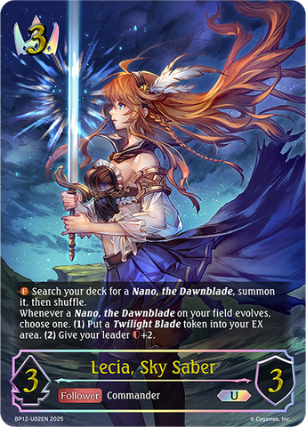 Lecia, Sky Saber (U) - BP12-U02EN