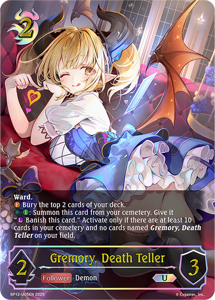 Gremory, Death Teller (U) - BP12-U05EN