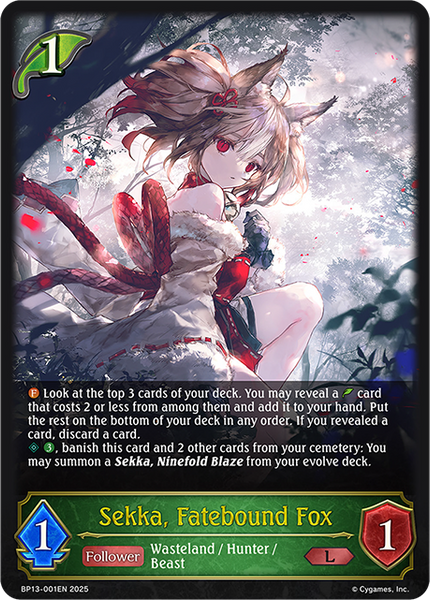 Sekka, Fatebound Fox - BP13-001EN