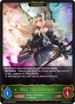 Aria, Miasma Fairy (Evolved) - BP13-004EN