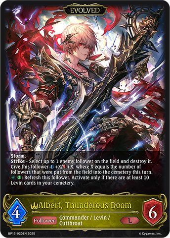 Albert, Thunderous Doom (Evolved) - BP13-020EN