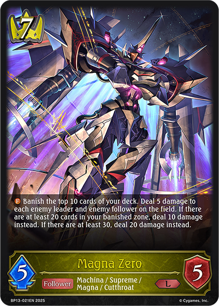 Magna Zero - BP13-021EN