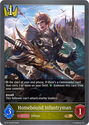 Homebound Infantryman - BP13-024EN