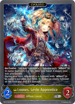 Lounes, Levin Apprentice (Evolved) - BP13-027EN