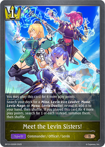 Meet the Levin Sisters! - BP13-035EN