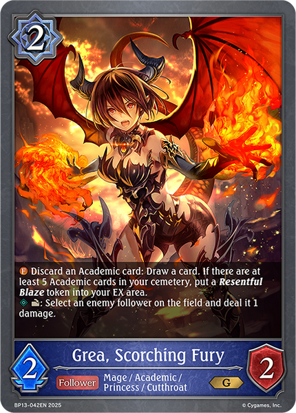 Grea, Scorching Fury - BP13-042EN