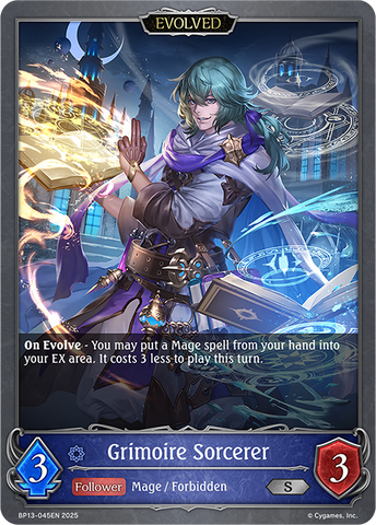 Grimoire Sorcerer (Evolved) - BP13-045EN
