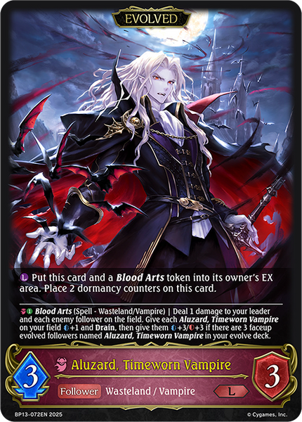 Aluzard, Timeworn Vampire (Evolved) - BP13-072EN