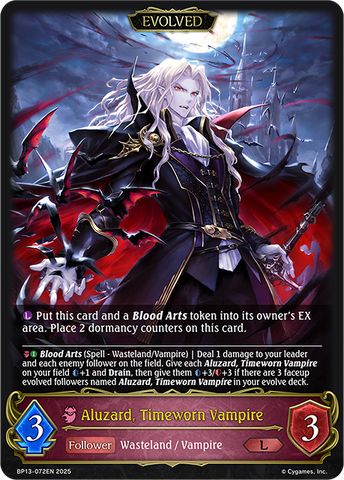 Aluzard, Timeworn Vampire (Evolved) - BP13-072EN
