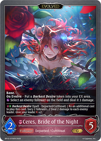 Ceres, Bride of the Night (Evolved) - BP13-075EN